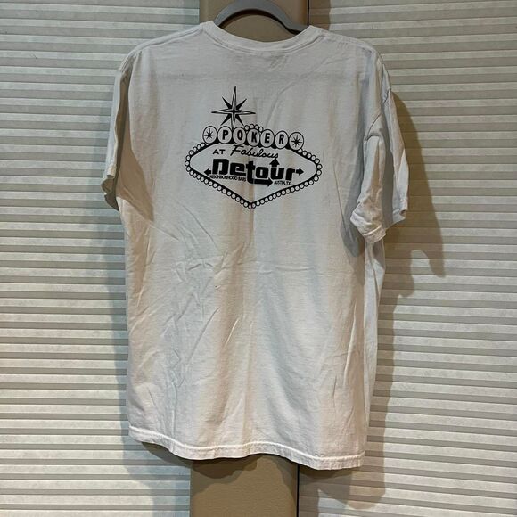 Poker‎ at Fabulous Detour Austin TX, Graphic Tee Men's: Large - Picture 5 of 6